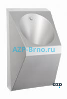 Писсуар из нержавеющей стали с автоматическим смывом INTELLIGENT IQ AUP 02 AZP Brno Чехия (фото, схема)